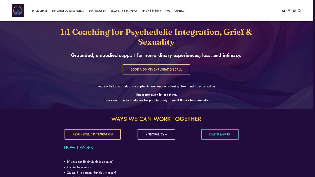 Psysoul website preview