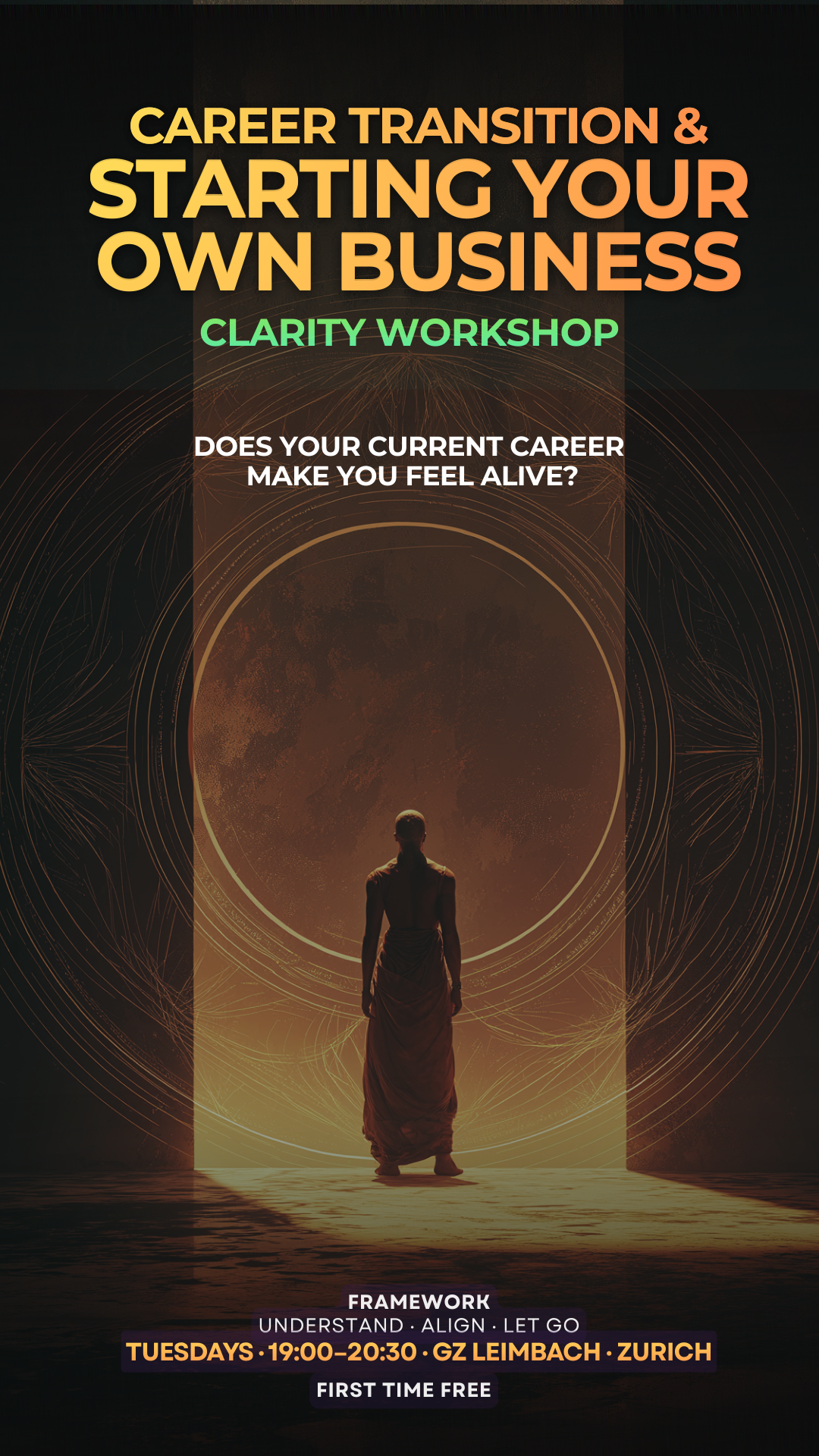 Career Transition flyer design